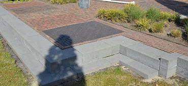 betonnen traptrede