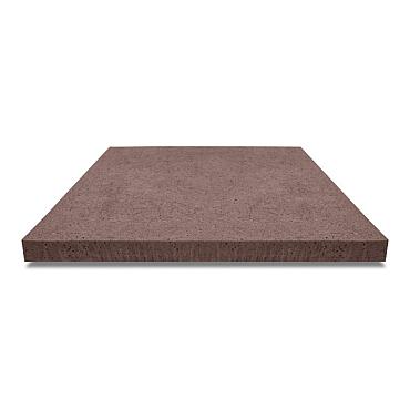 Betontegel 80x80x5cm Roodbruin*