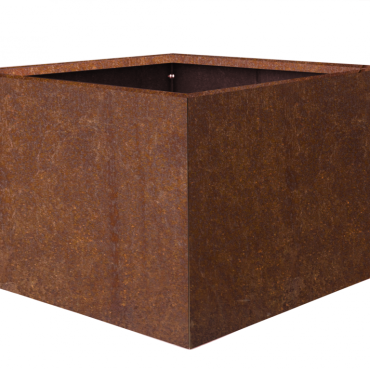 Bloembakken Vlak Corten | 60 cm hoog