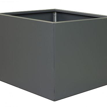Bloembakken Vlak Antraciet | 60 cm hoog