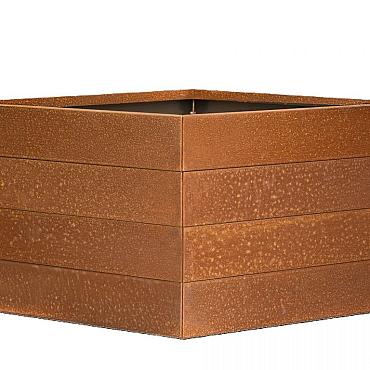Plantenbak Modulair Corten 150x150x70 cm