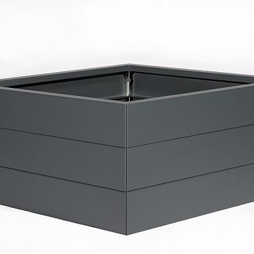 Plantenbak Modulair Antraciet 120x120x42 cm