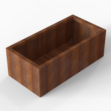 Bloembak Module+ | Rechthoek | 42 cm hoog