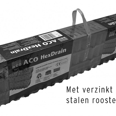 ACO Garagepack Lijnafwateringsgoot 300 cm verz.st. rooster