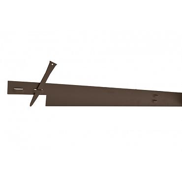 Mevosteel bruin, 2 mm/15,2 cm incl. pennen