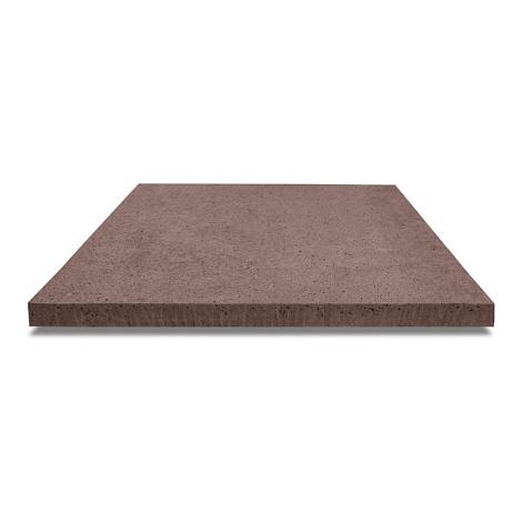 Betontegel 100x100x5cm Roodbruin*