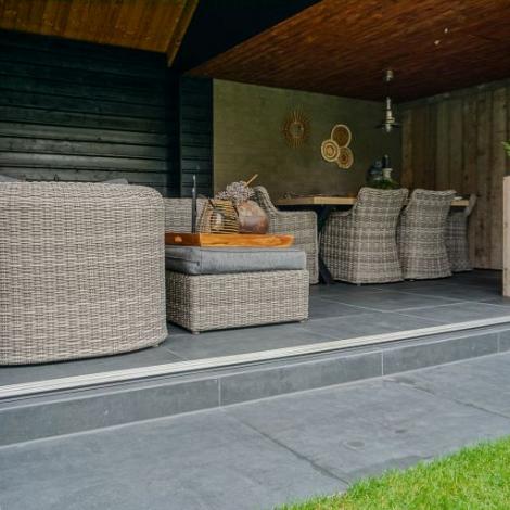 Solido Ceramica 30MM Metropole Antraciet tegel 80x80x3 cm.