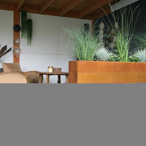 Plantenbak Modulair Corten 240x150x70 cm
