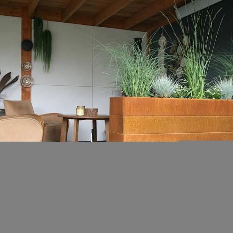 Bloembak Modulair - 270x30x70 cm Corten