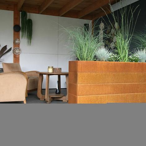 Bloembak Modulair - 300x60x70 cm Corten