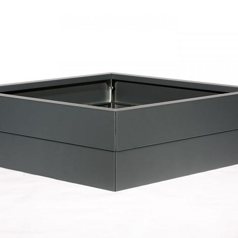 Bloembak Modulair - 150x150x28 cm Antraciet