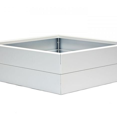 Bloembak Modulair - 150x150x28 cm Wit