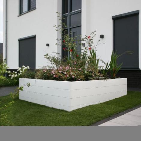 Bloembak Modulair - 240x180x42 cm Wit