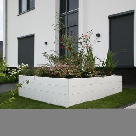 Bloembak Modulair - 270x150x56 cm Wit