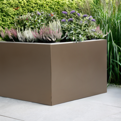 Plantenbak Vlak Supra Bruin 30x30x60 cm