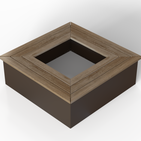 Zitbank - Vierkant 120x120x45.5 cm Billinga