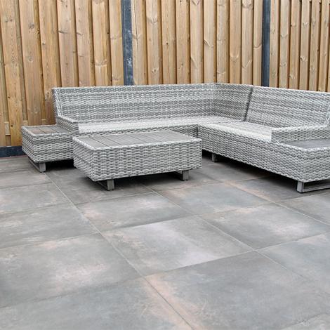 Solido Ceramica 30MM Metal Oxide tegel 60x60x3 cm.