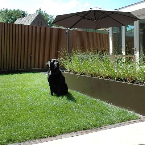 Plantenbak Vlak Supra Bruin 120x120x40 cm