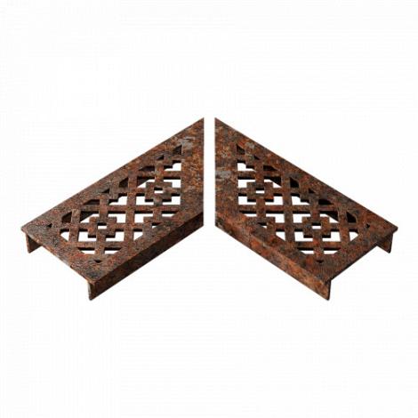 Ultra Drain Cortenline Designo Rooster L-hoek