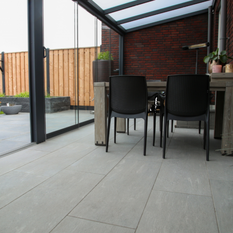 Pietra di Vals 20MM Greige tegel 120x40x2 cm.