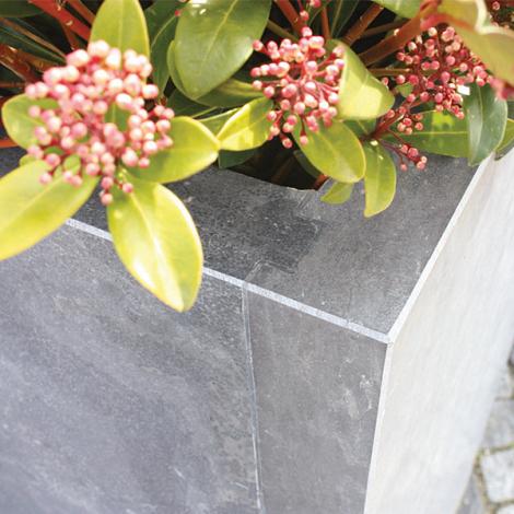 Blue Stone bloembak taps 40x40x40 cm. gezoet