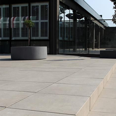Solido Ceramica 30MM Cemento Taupe tegel 60x60x3 cm.