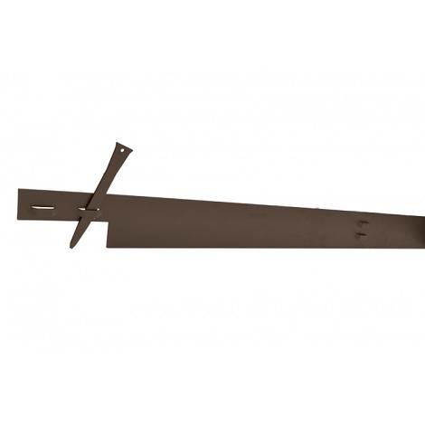 Mevosteel bruin, 2 mm/15,2 cm incl. pennen