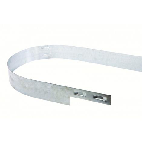 Mevosteel verzinkt, 2 mm/ 10,2 cm incl. pennen
