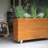 Plantenbak Modulair Corten 150x150x28 cm