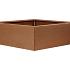 Bloembak vlak - 120x120x40 cm Corten