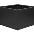 Plantenbak Vlak Grafietzwart 60x60x60 cm