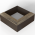Zitbank - L-vorm 120x120x45.5 cm Douglas