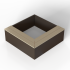 Zitbank - L-vorm 120x120x45.5 cm Douglas