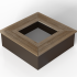 Zitbank - Vierkant 120x120x45.5 cm Douglas