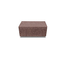 Dikformaat 21x7x8cm Roodbruin