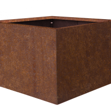 Bloembakken Vlak Corten | 60 cm hoog