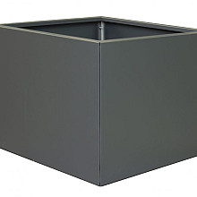 Bloembakken Vlak Antraciet | 60 cm hoog
