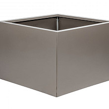 Bloembakken Vlak Taupe | 40 cm hoog