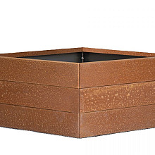 Bloembak Modulair - 150x150x42 cm Corten