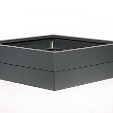 Plantenbak Modulair Antraciet 120x120x28 cm