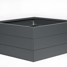 Plantenbak Modulair Antraciet 180x180x42 cm