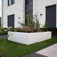 Plantenbak Modulair Wit 270x30x42 cm