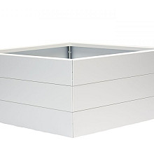 Bloembak Modulair - 90x90x42 cm Wit