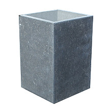 Blue Stone bloembak recht 40x40x40 cm. gezoet