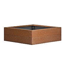 Bloembak Modulair CORTEN 60x60x28 cm