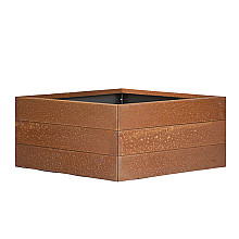 Bloembak Modulair CORTEN 60x60x42 cm