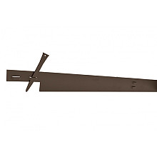 Mevosteel bruin, 2 mm/15,2 cm incl. pennen