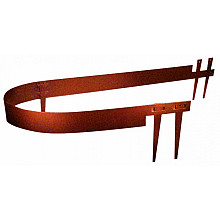 Mevosteel ongecoat, 2 mm/10,2 cm incl. pennen